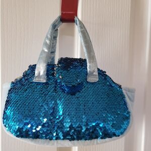 Girls Purse Children's  Purse Girls sequin blue